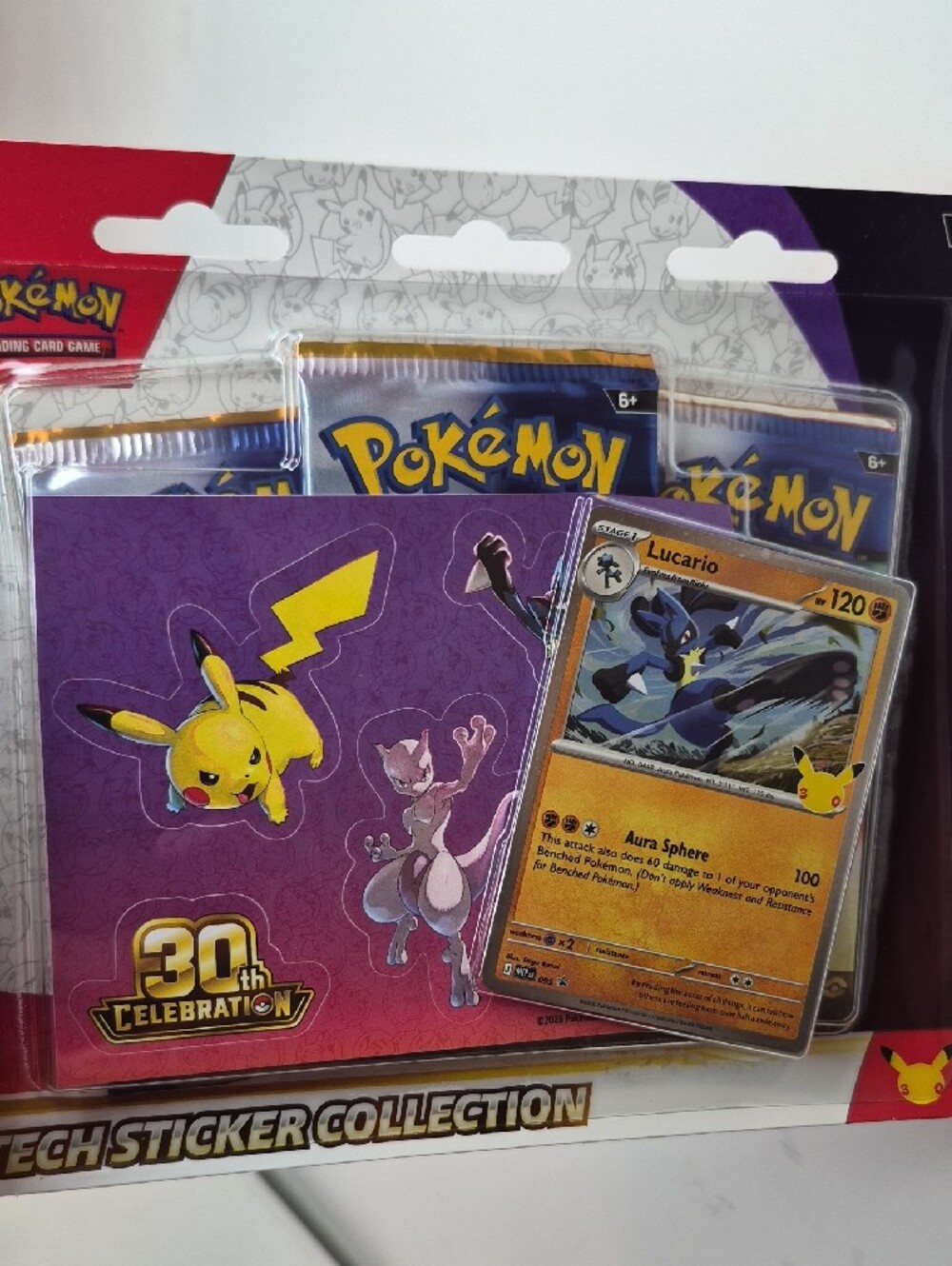 Pokemon 30th Celebration Tech Sticker Collection - Purple & Yellow - Picture 3 of 3